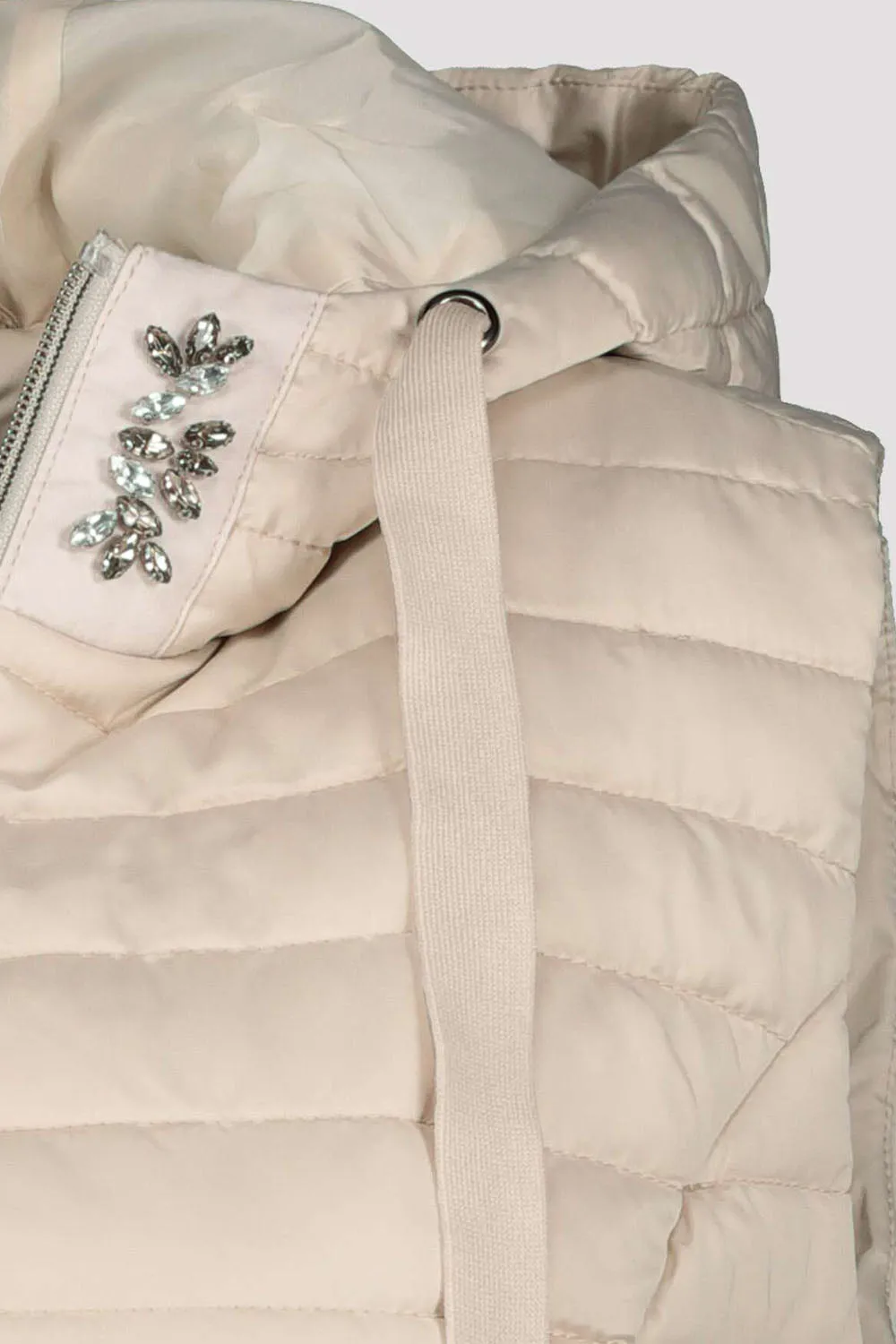 Monari Belted Long Puffer Vest M805975