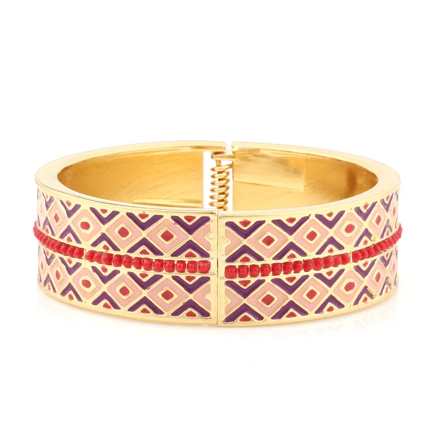 MULTI COLOR ENAMEL  BRACELETS #SA-9810RTONE
