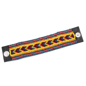 MULTICOLOR SEED BEAD WRAP AROUND  BRACELETS #KBI-BR-M7258 (HF18/HG17)