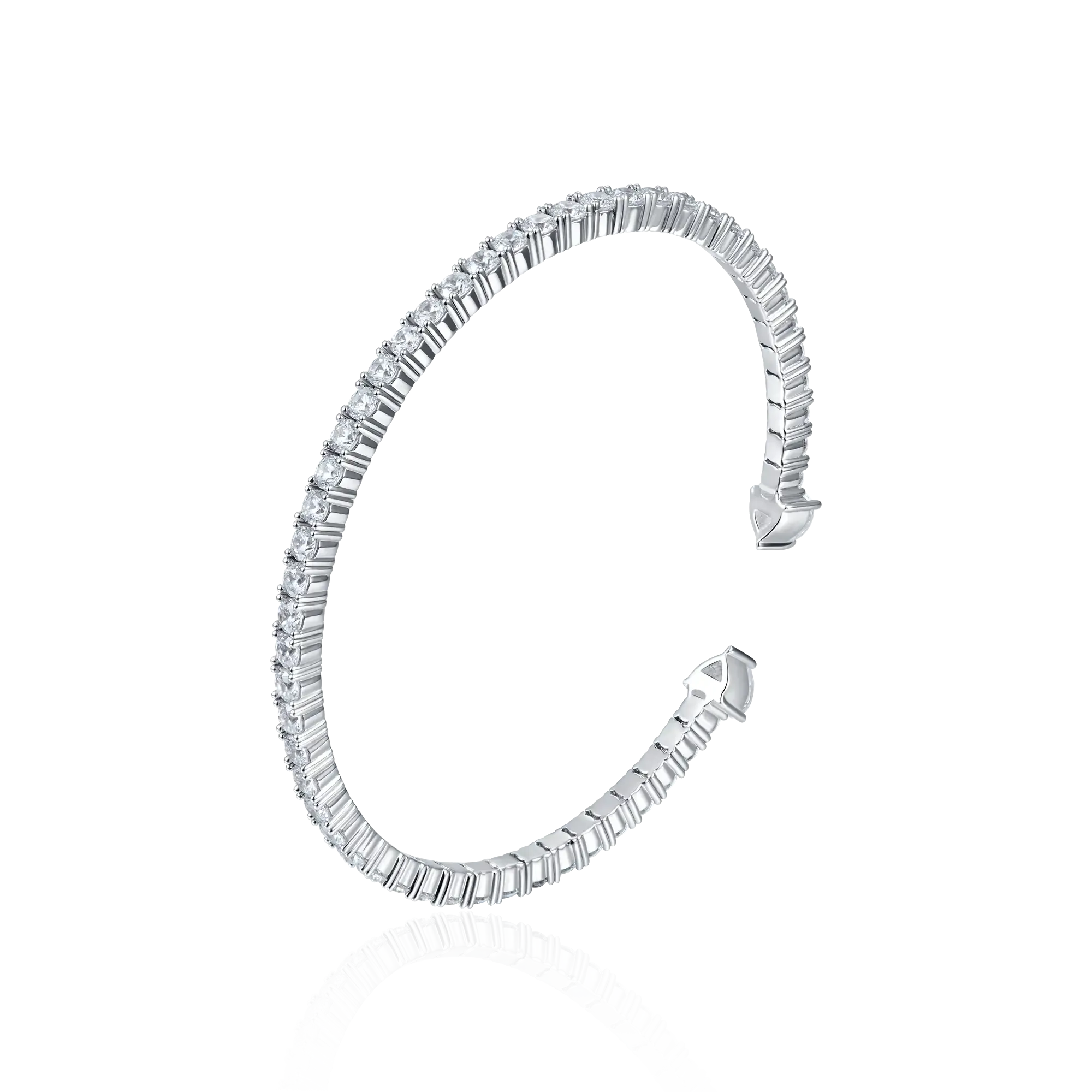 Multiple Spring Tennis Bangle Bracelet