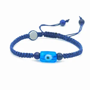 Murano Evil Eye Macrame Bracelet