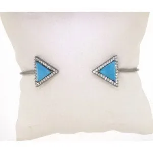Mykonos Turquoise Stone Cuff