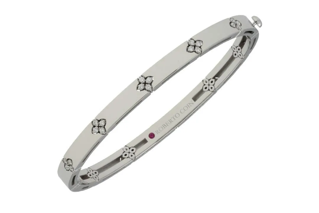 Narrow Love in Verona Bangle with Diamonds
