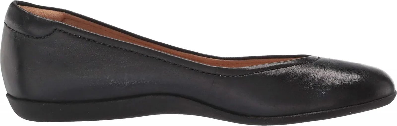 Naturalizer Womens Vivienne Ballet Flats Shoes H1931L2 Black Leather 6.5M