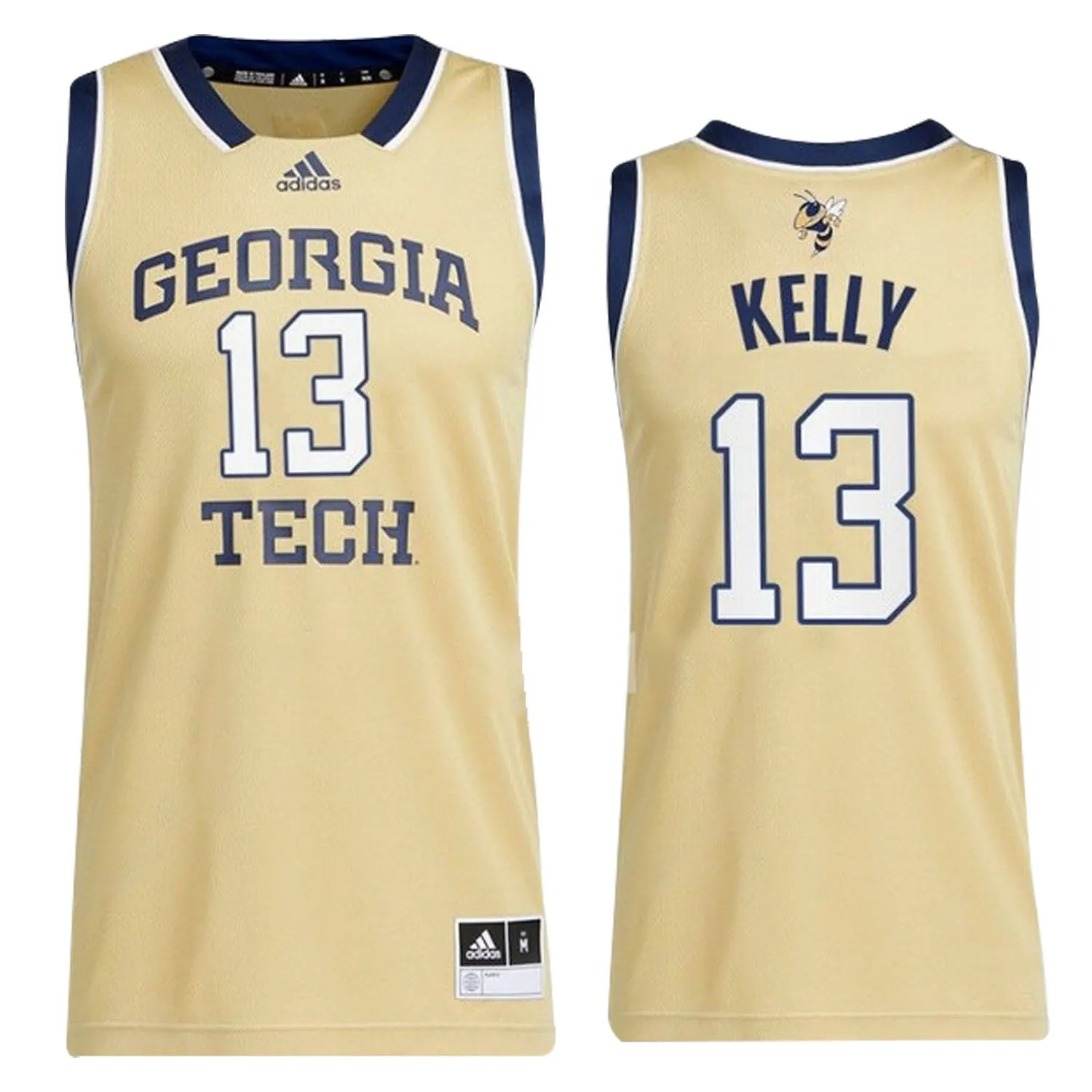 NCAAB Miles Kelly Georgia Tech Yellow Jackets 13 Jersey