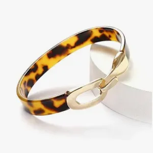 Open Cuff Bracelet Statement Acrylic Resin Acetate Bangle