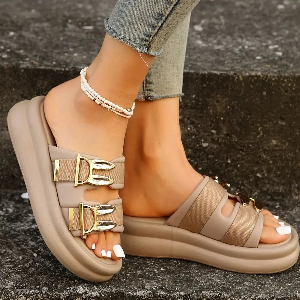 Open Toe Platform Sandals