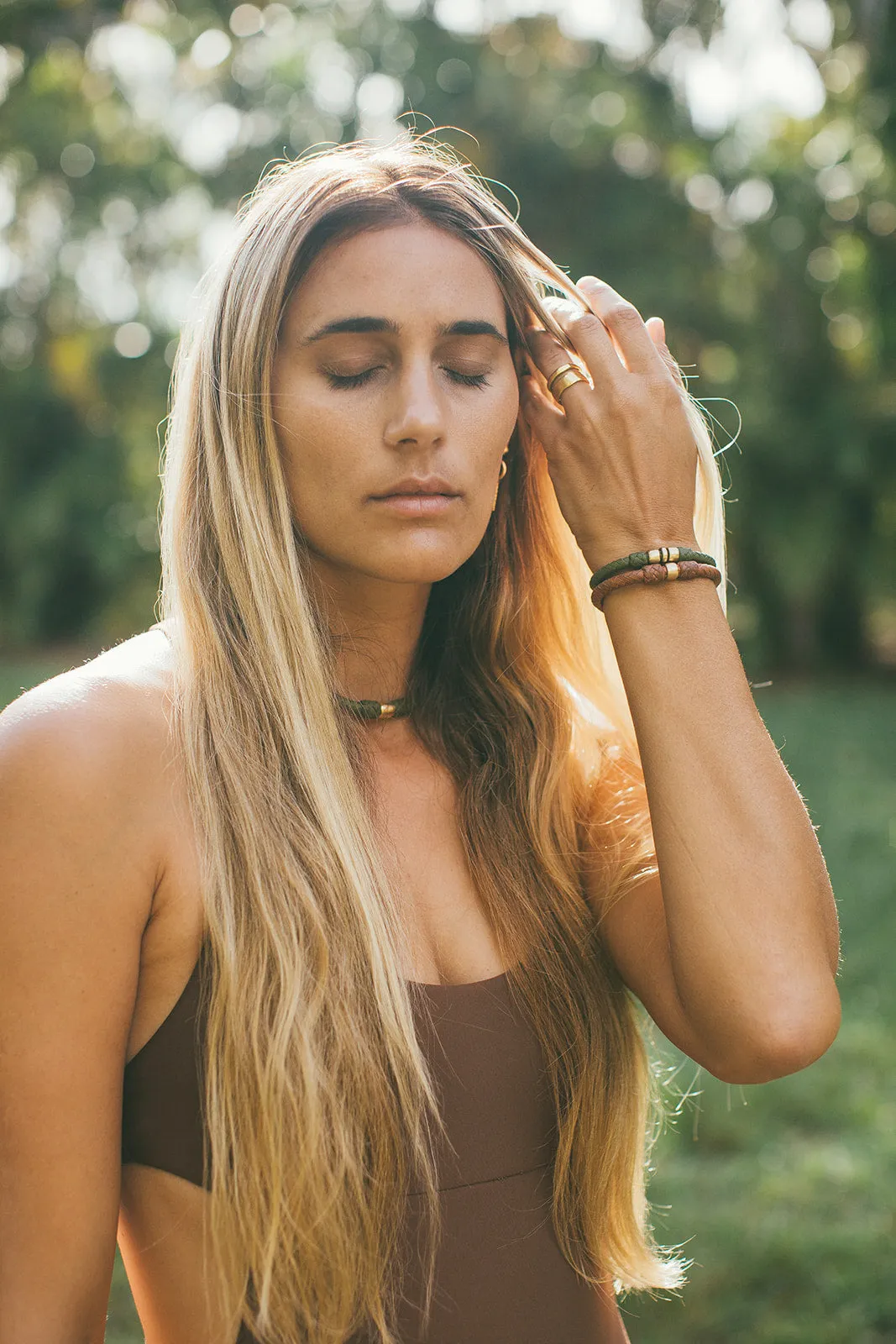 PALMETTO 14k GOLD BRACELET