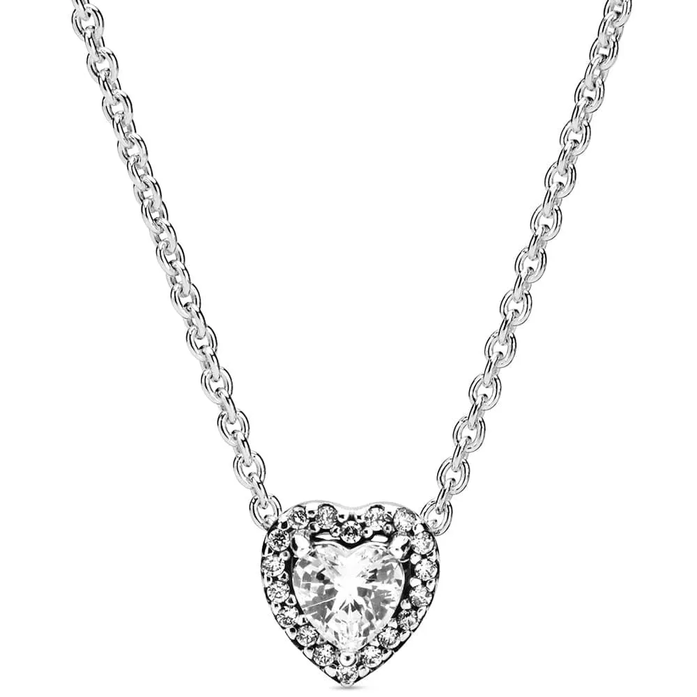 Pandora Elevated Heart Necklace