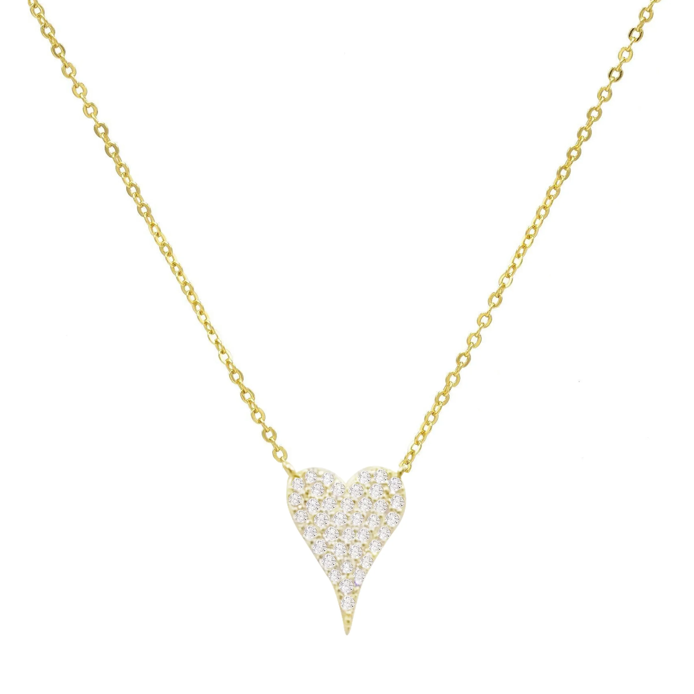 Pavé Heart Necklace