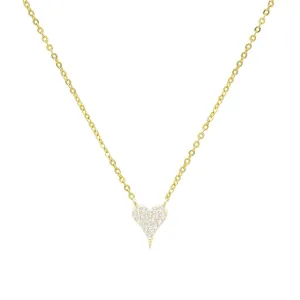 Pavé Heart Necklace