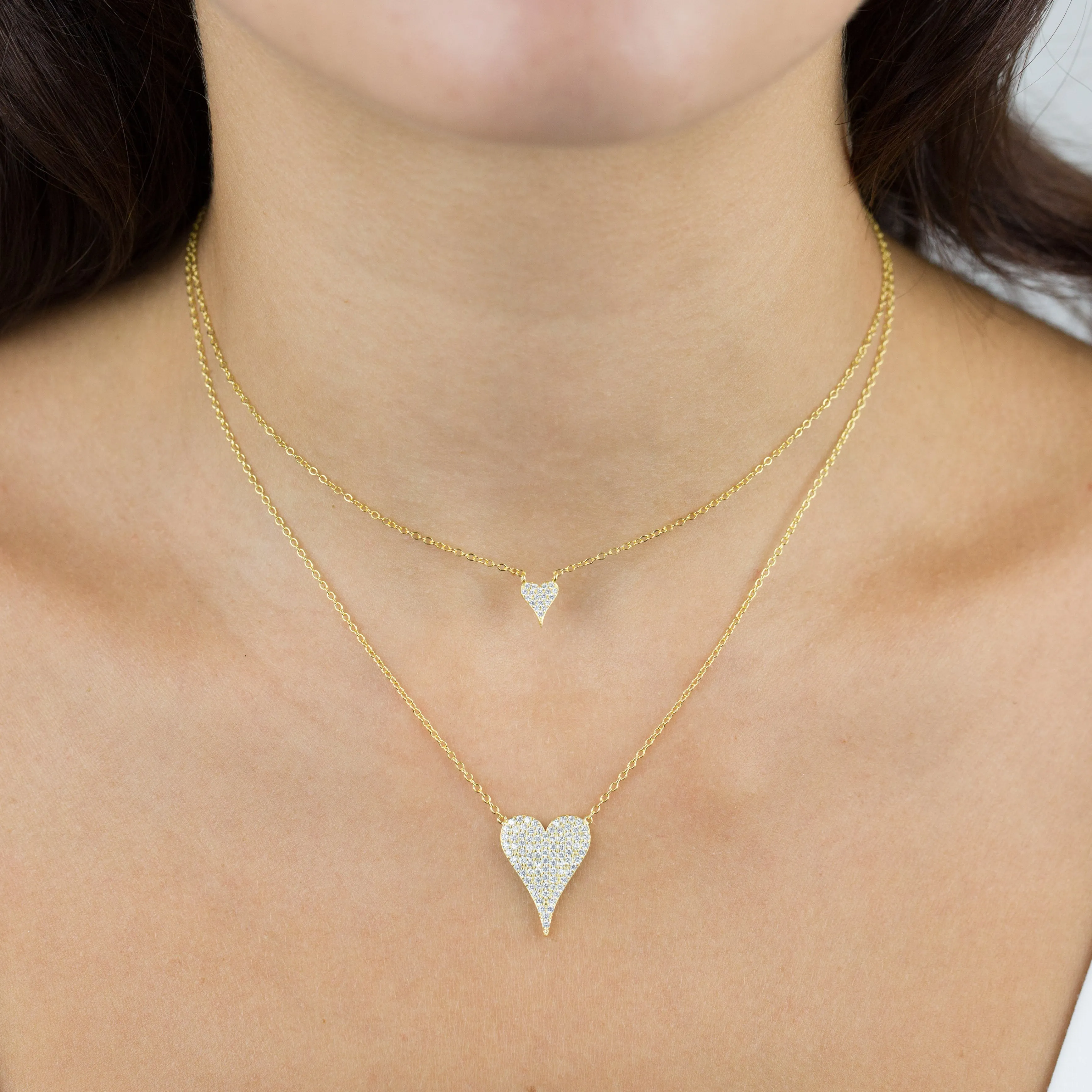 Pavé Heart Necklace