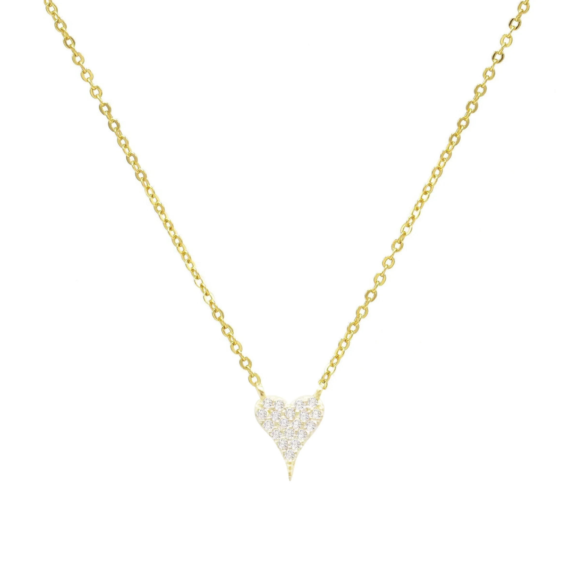 Pavé Heart Necklace