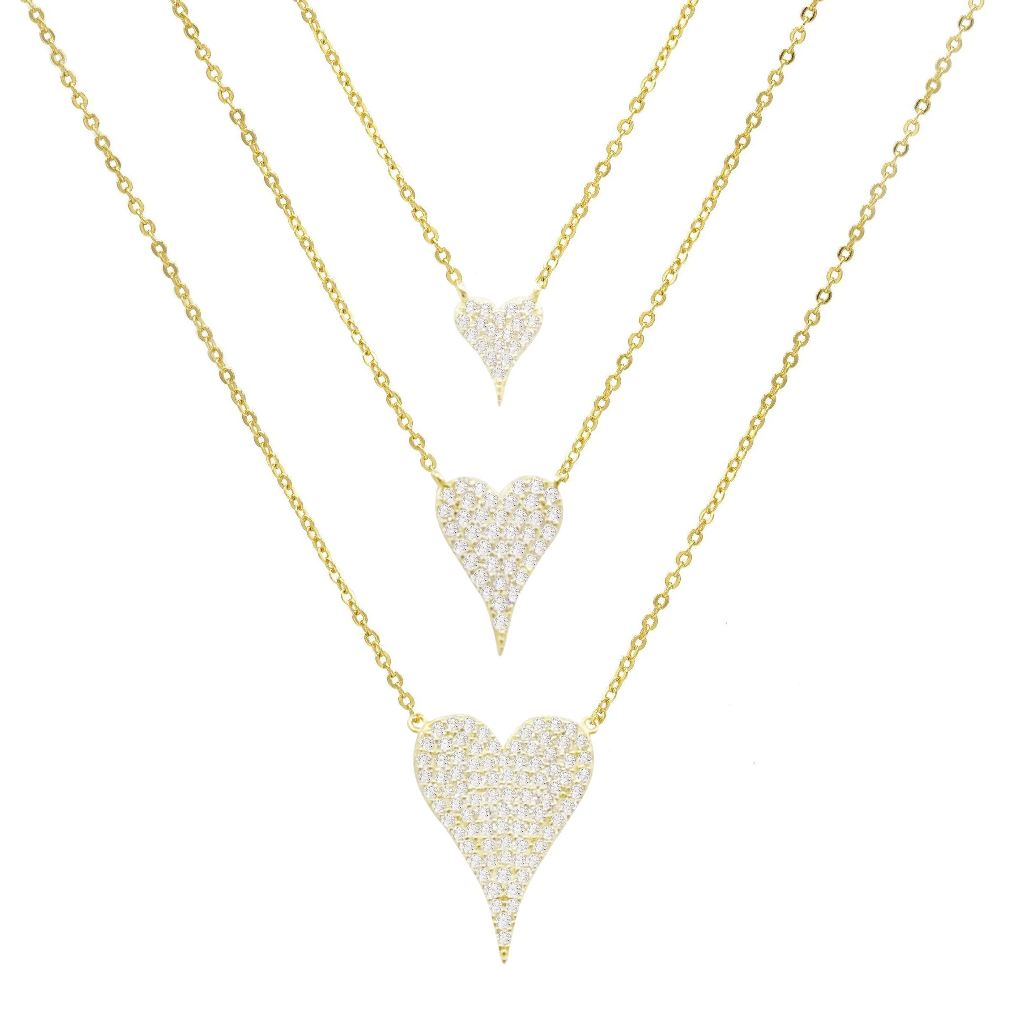 Pavé Heart Necklace