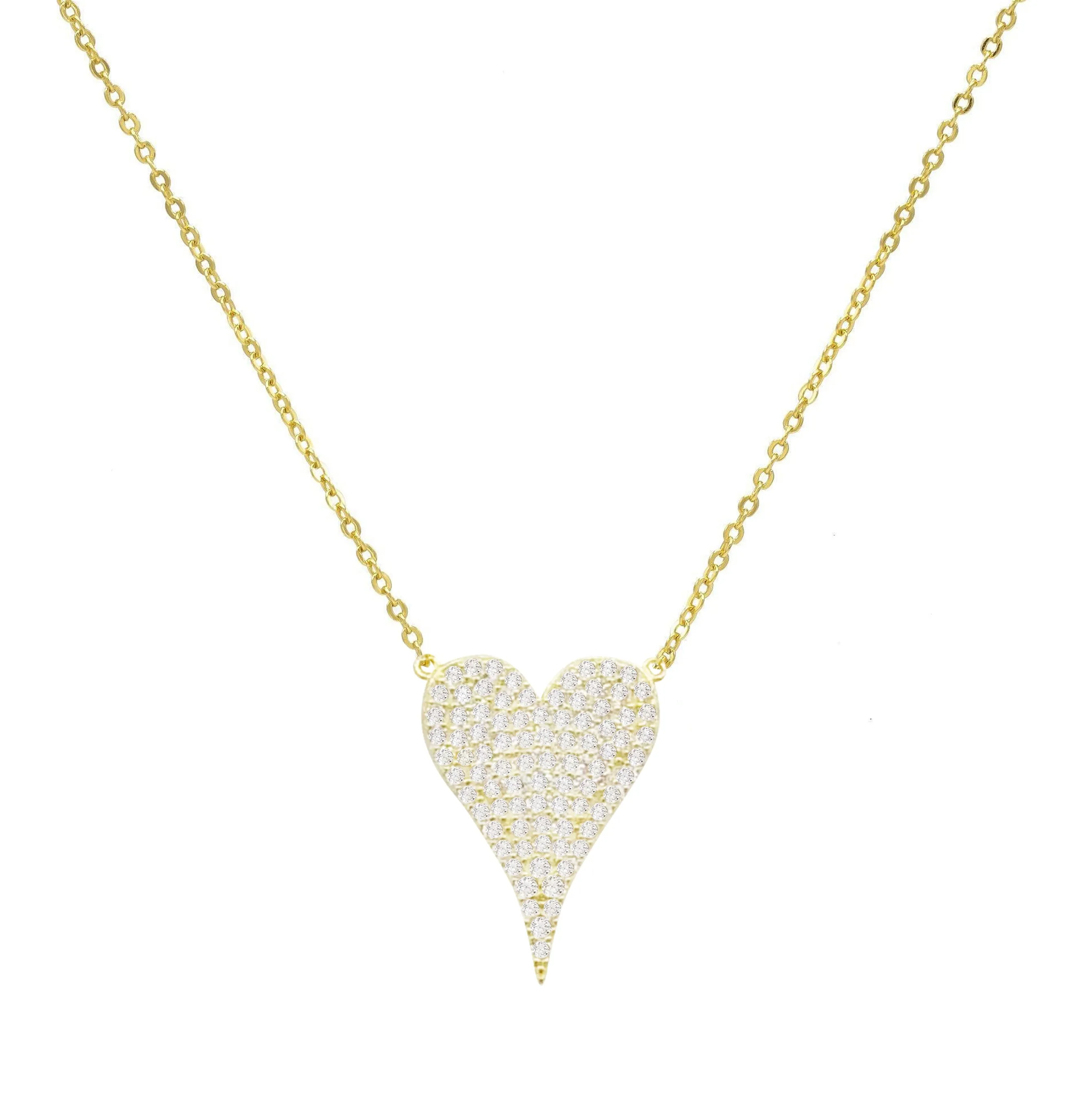 Pavé Heart Necklace