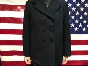 Peacoat Vintage DSCP Wool Jacket by Sterlingwear of Boston, INC. Made in USA