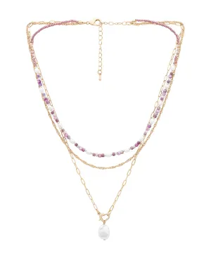 PEARL LAYERED NECKLACE