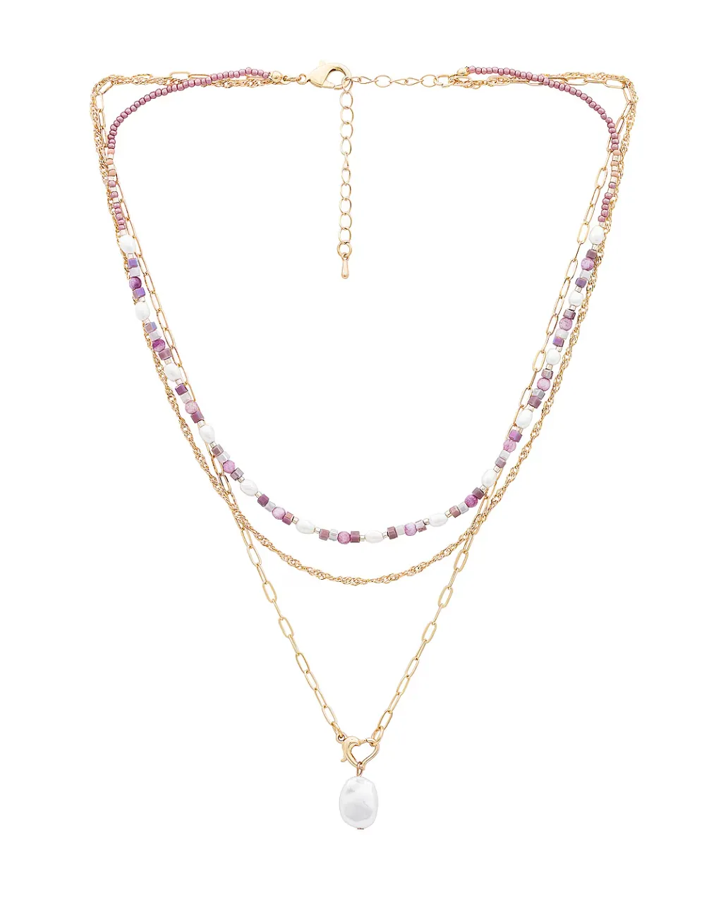 PEARL LAYERED NECKLACE