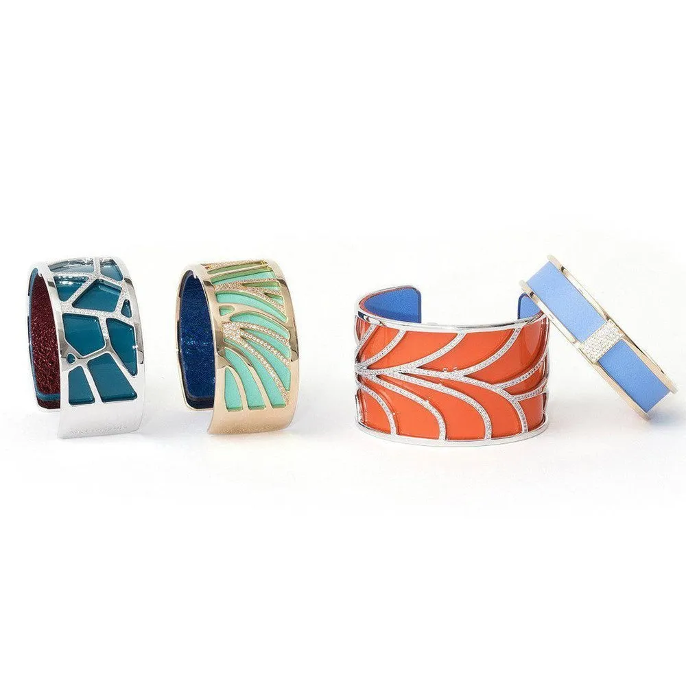 Perroquet Precious 14mm Cuff in Gold