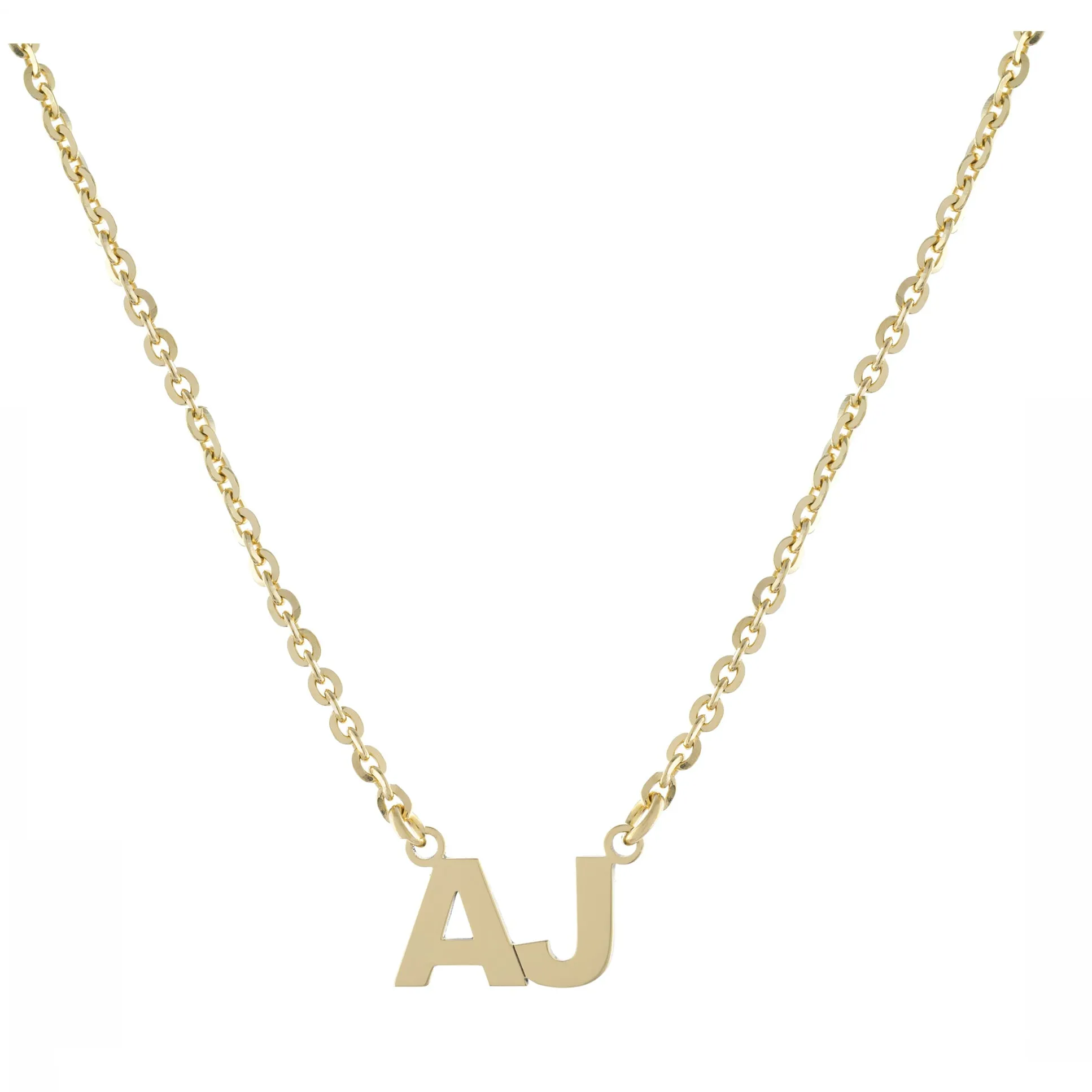 Personalized Double Initial Necklace