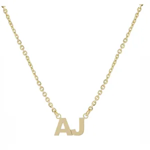 Personalized Double Initial Necklace