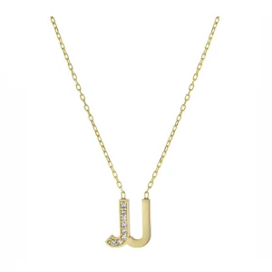 Personalized Double Initial Sparkle Necklace