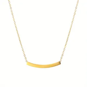 Personalized Engraved Stainless Steel Name Necklace Pendant