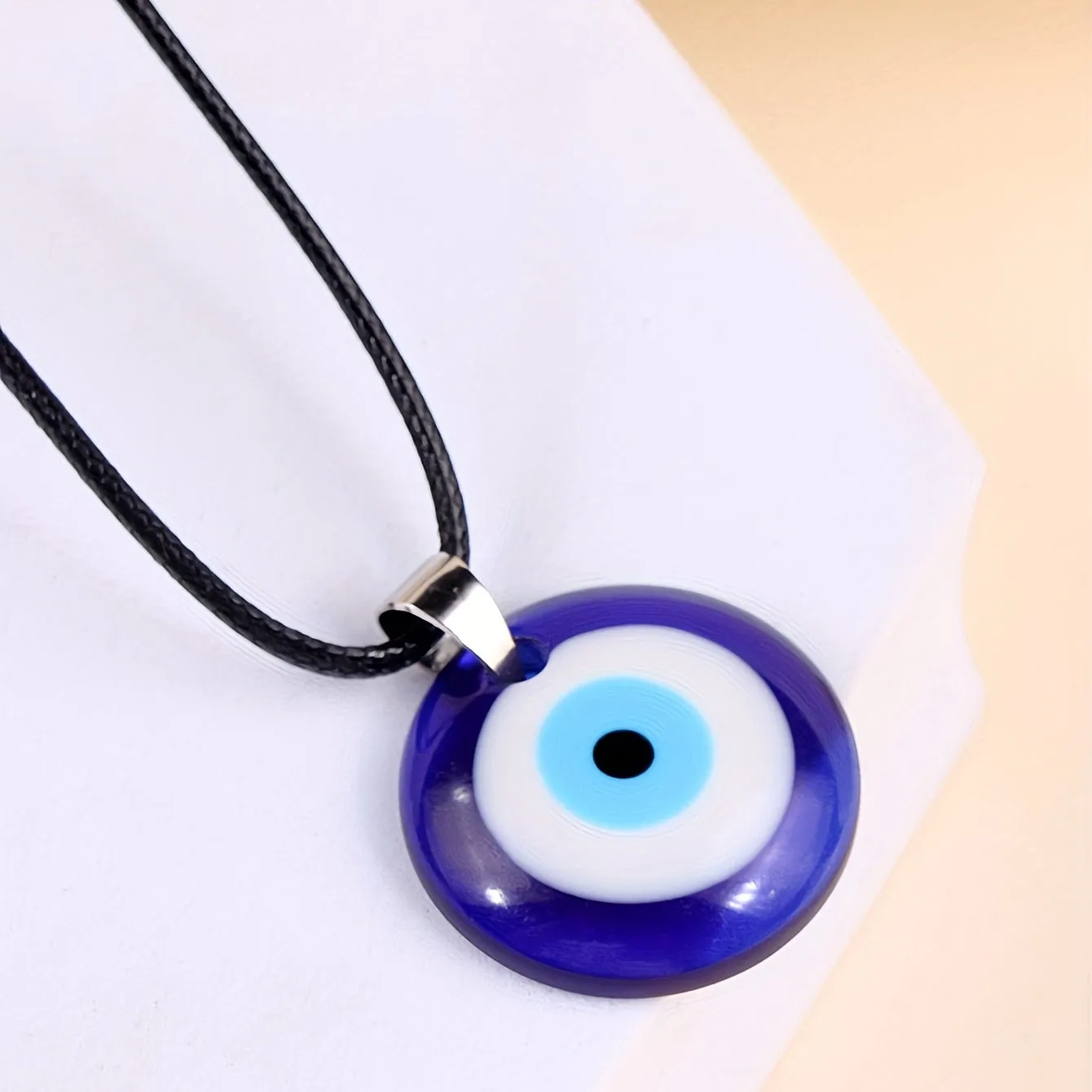Personalized Eye Pendant Evil Eye Necklace for Men