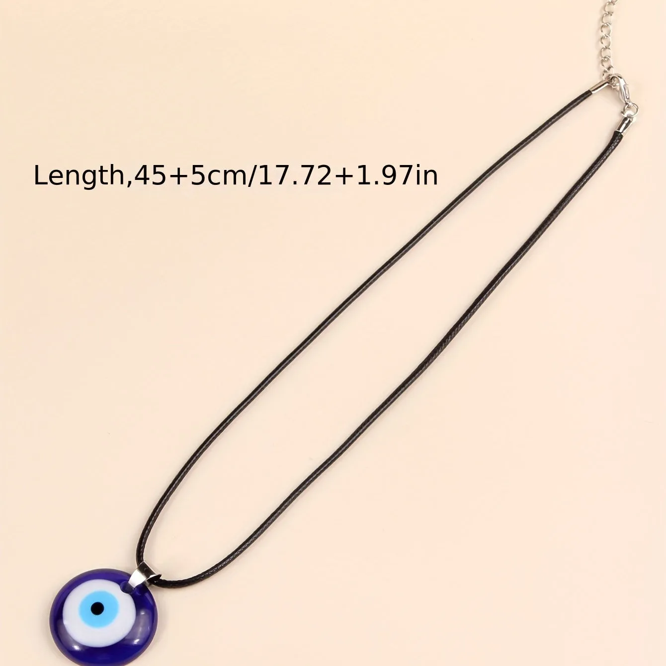Personalized Eye Pendant Evil Eye Necklace for Men