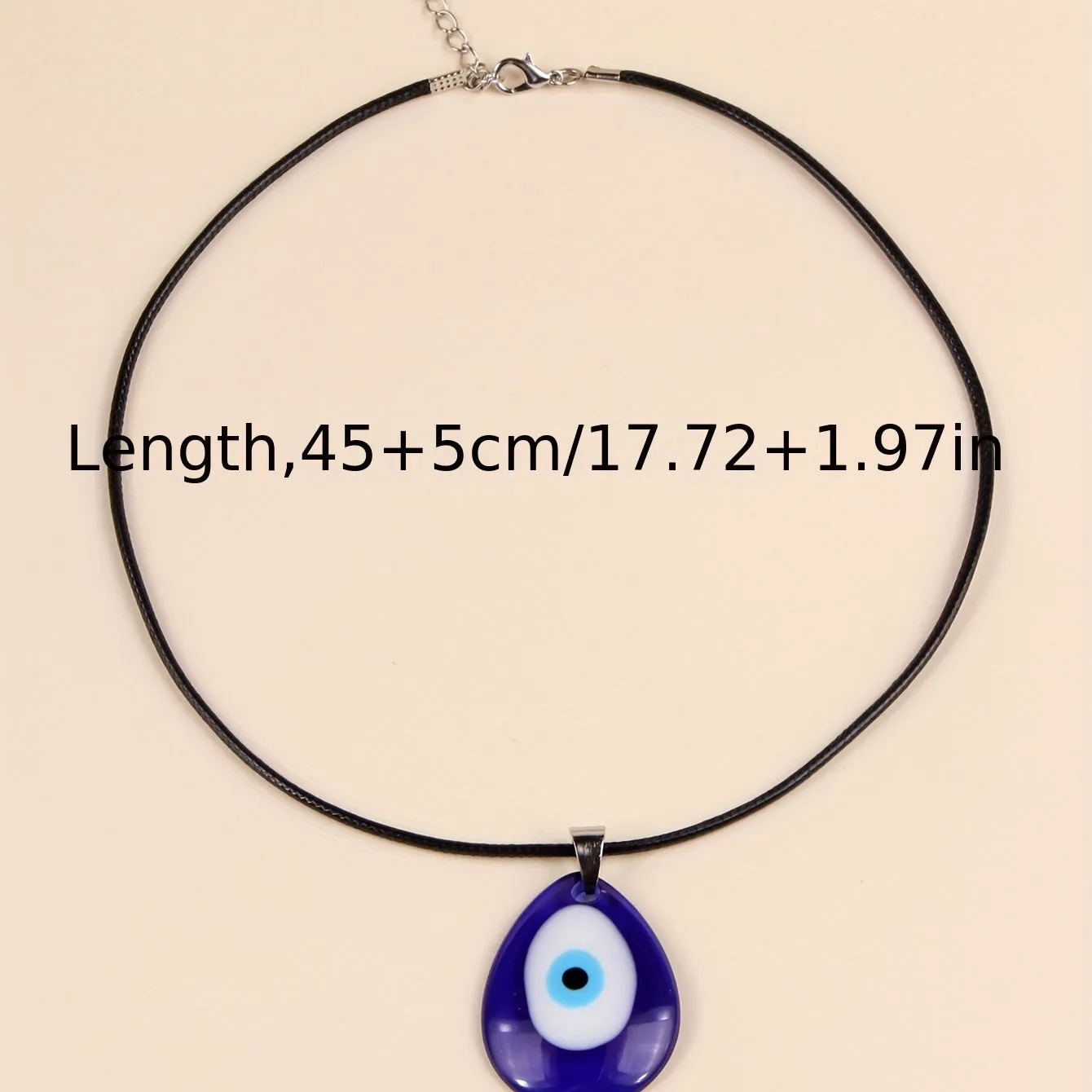Personalized Eye Pendant Evil Eye Necklace for Men