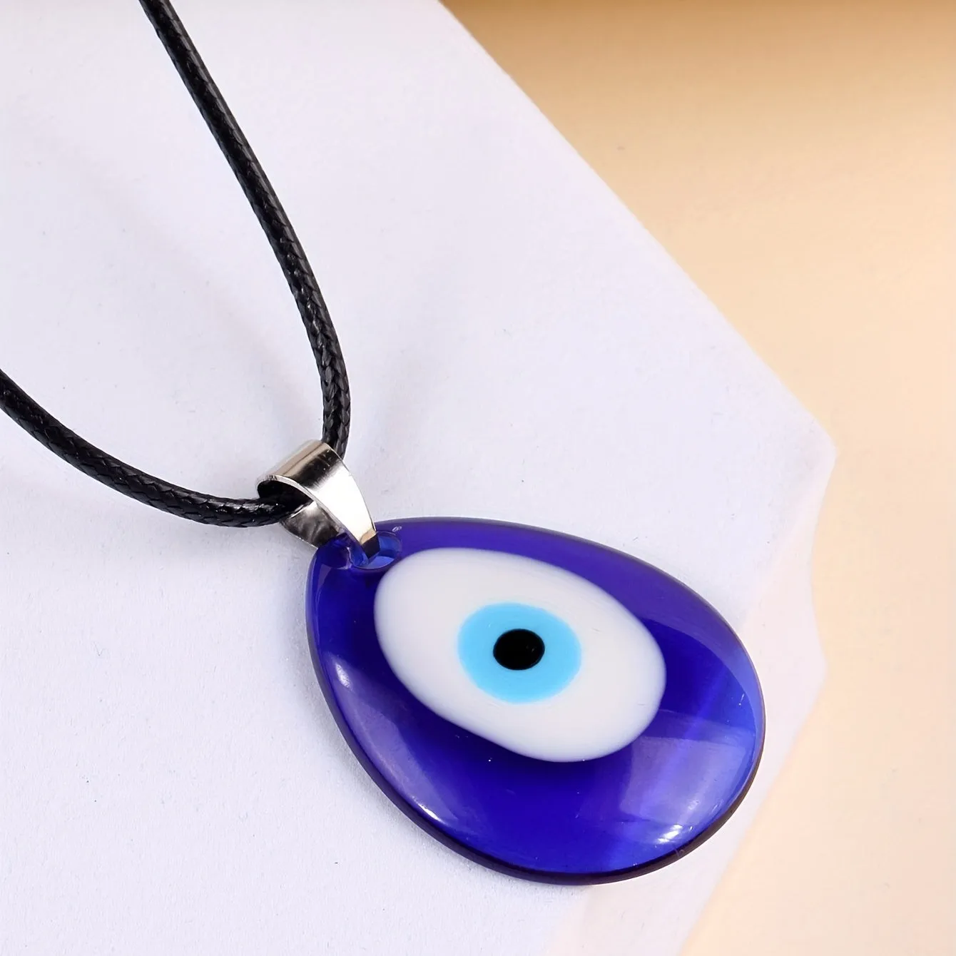 Personalized Eye Pendant Evil Eye Necklace for Men