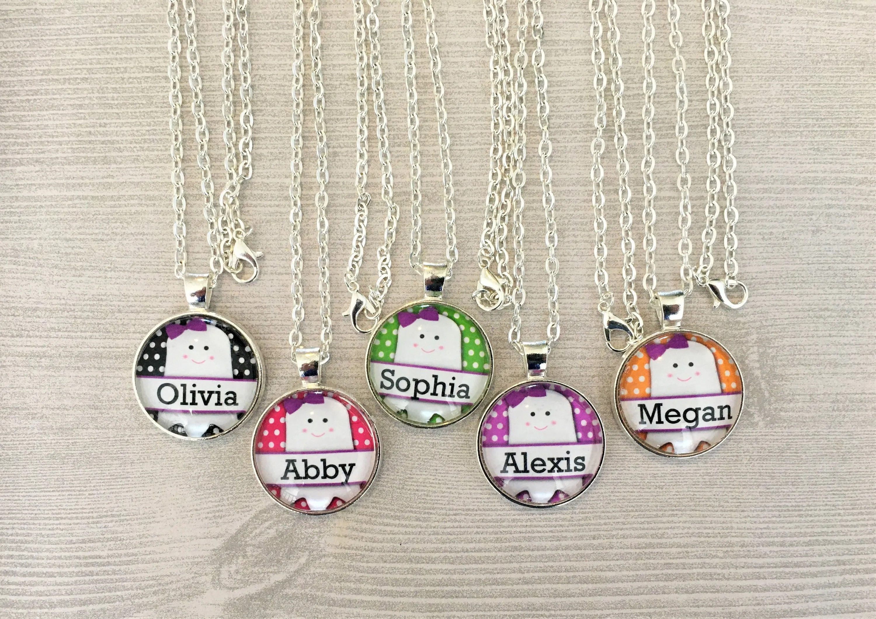 Personalized Halloween Necklaces