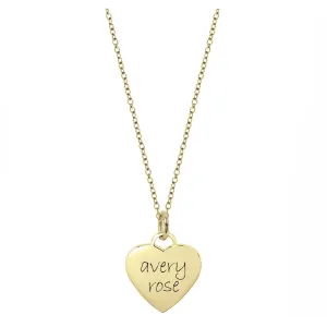 Personalized Heart Necklace