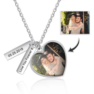 Personalized Photo  & Engraving Pendant Necklace