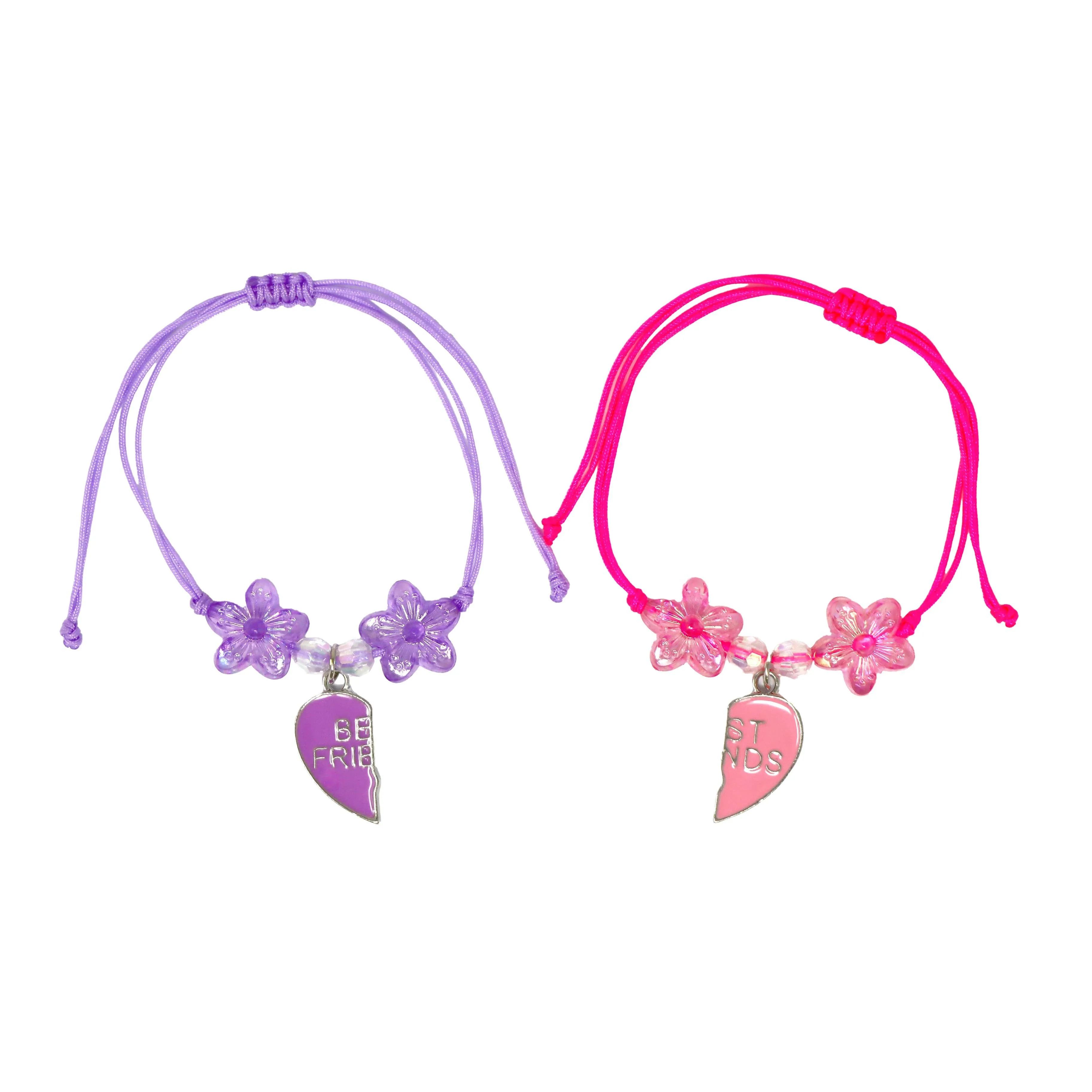 Pink Poppy - BFF Joining Heart Cord Bracelet