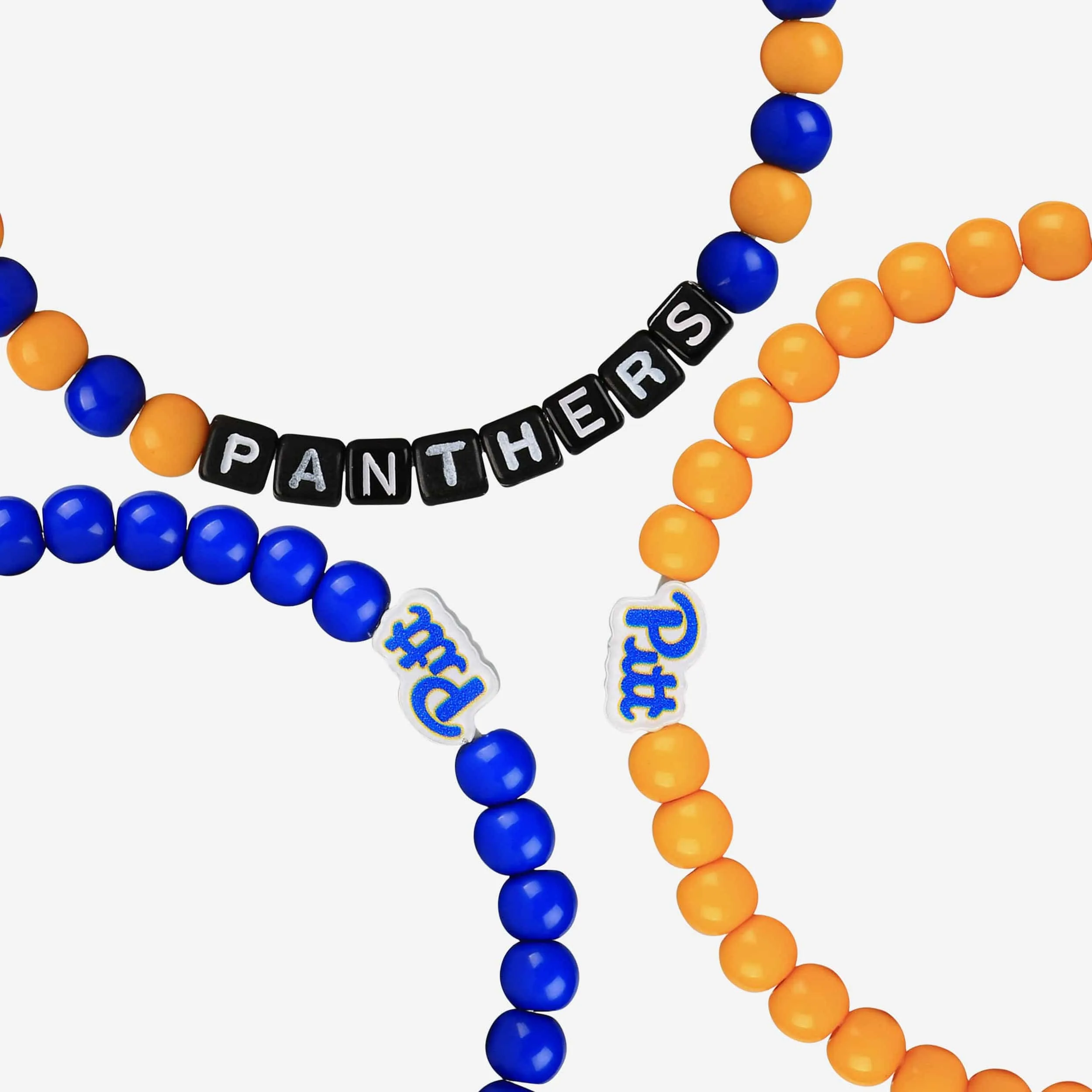 Pittsburgh Panthers 3 Pack Beaded Friendship Bracelet