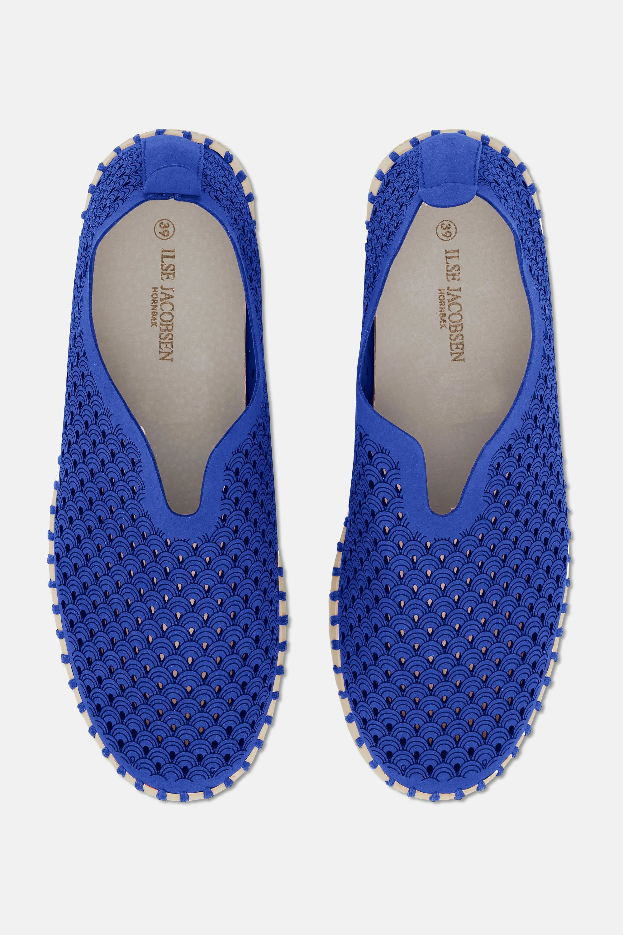 Platform Tulip Sko - Blue Web