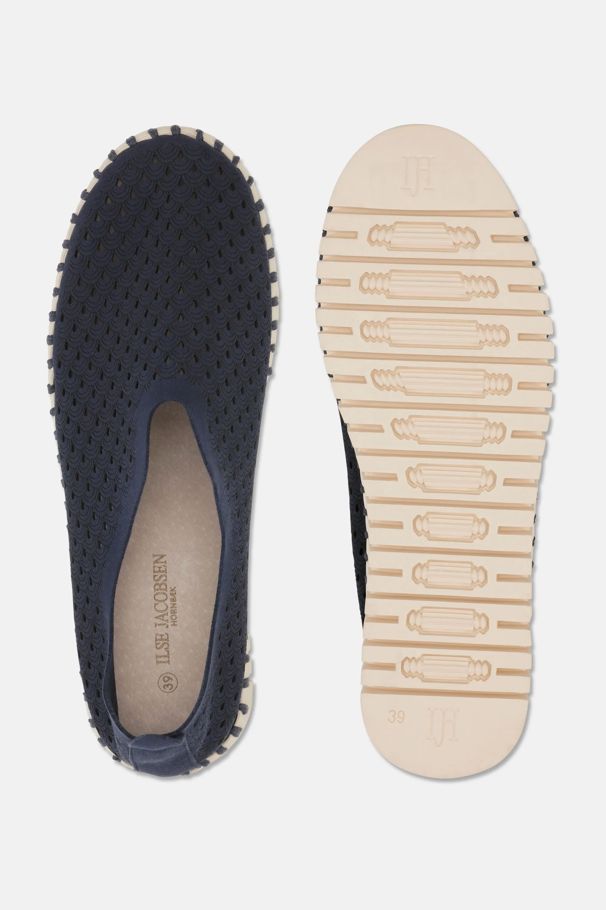 Platform Tulip Skor - Dark Indigo