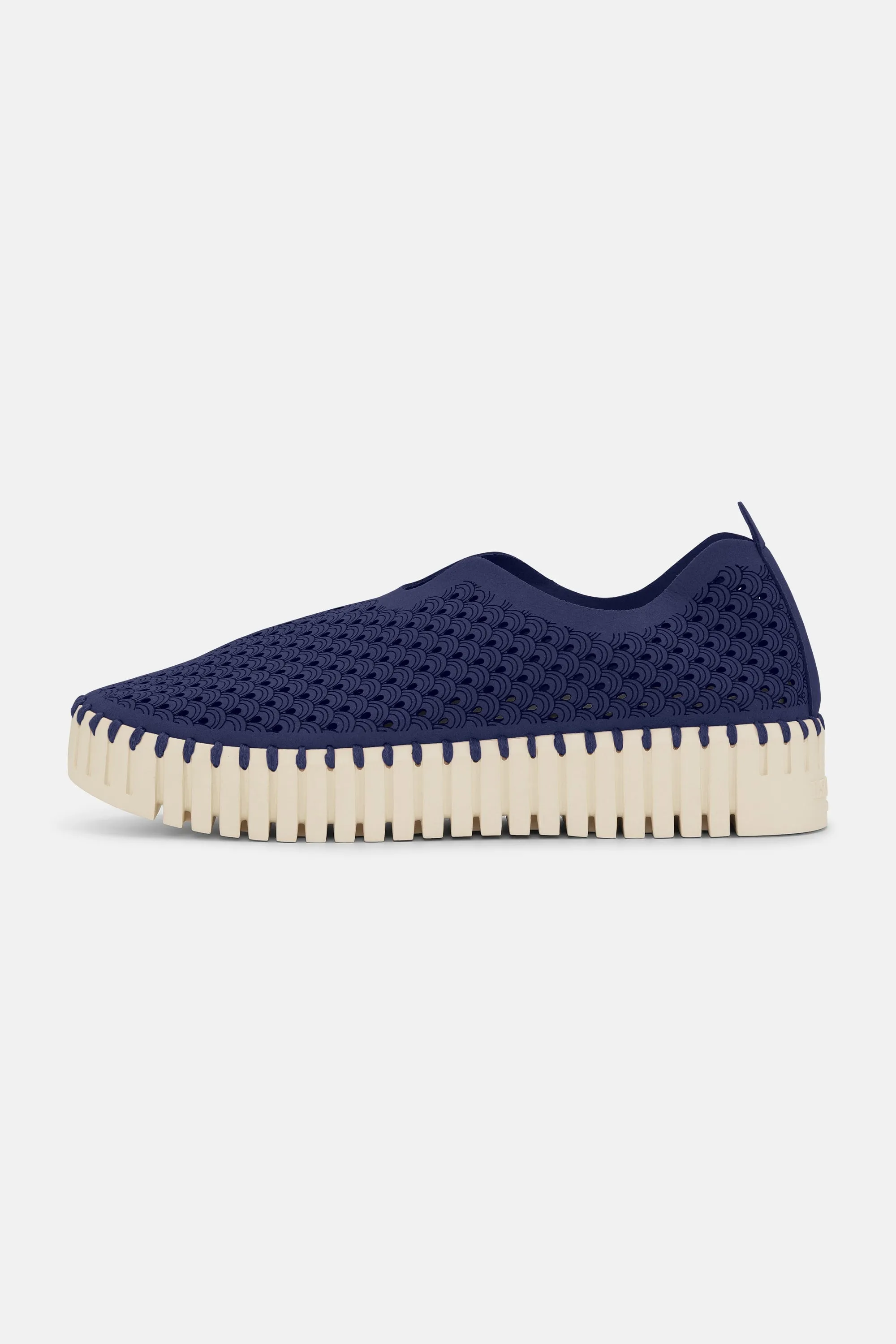 Platform Tulip Skor - Dark Indigo