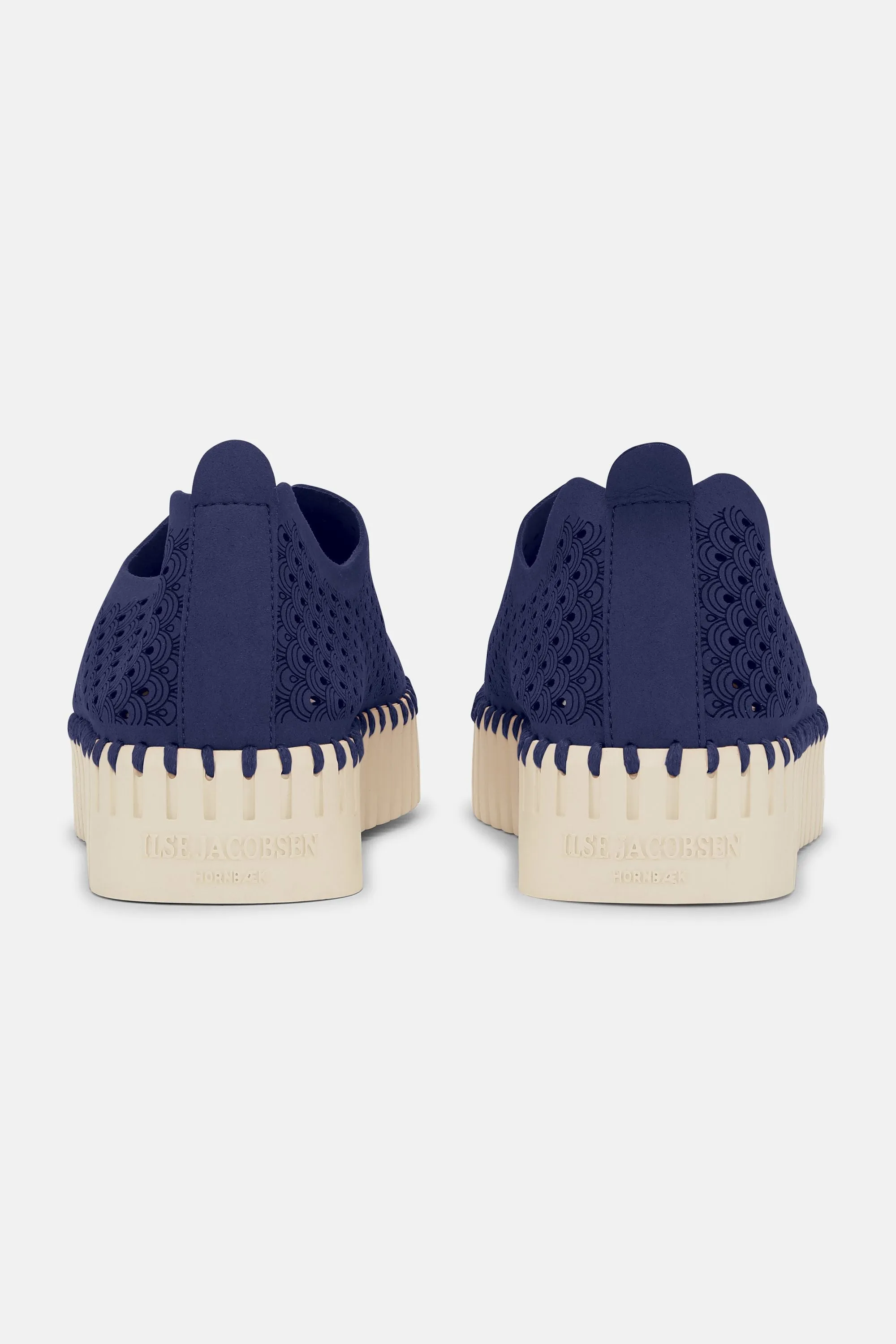 Platform Tulip Skor - Dark Indigo