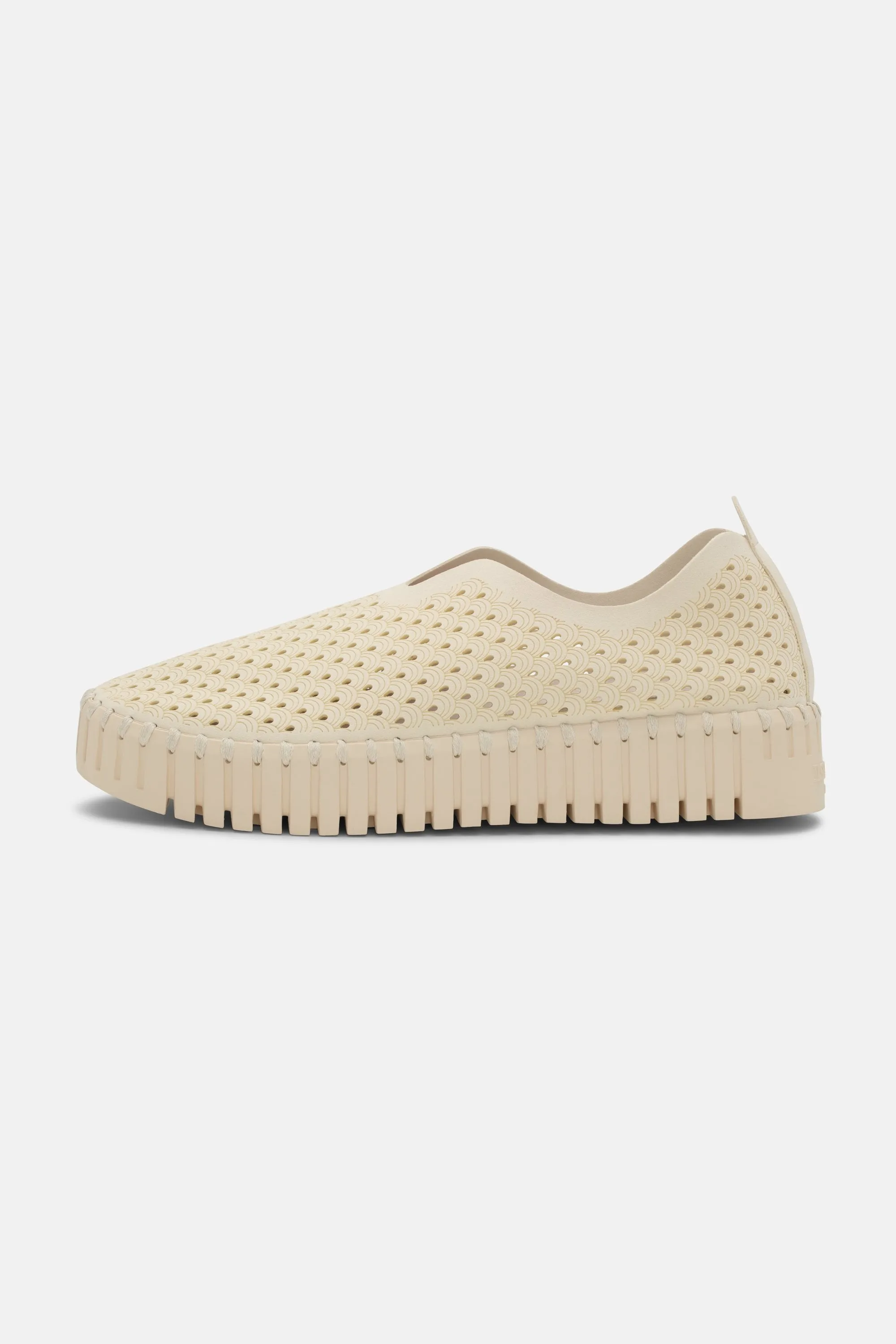 Platform Tulip Skor - Milk Creme