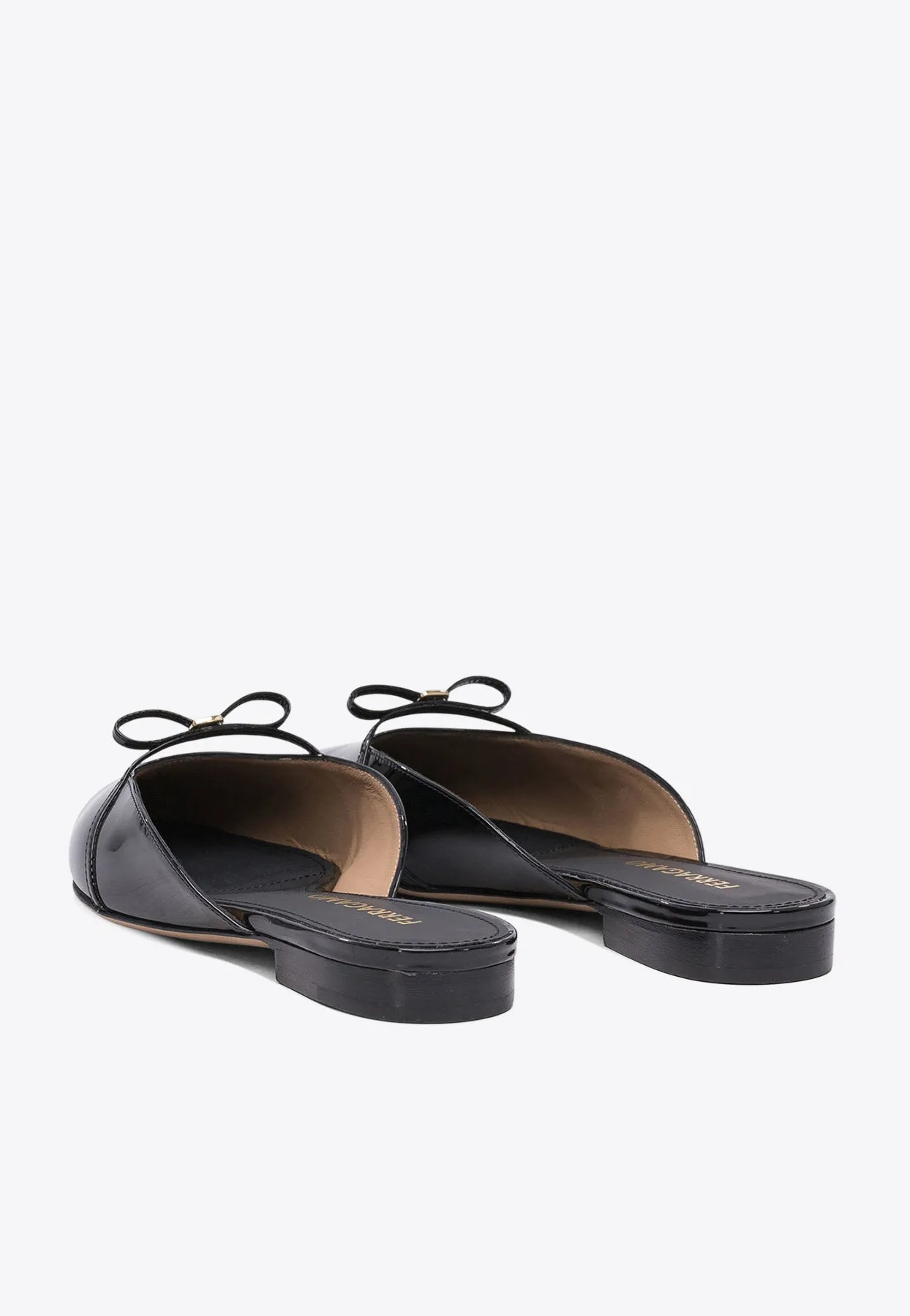 Pointed-Toe Bow Flats