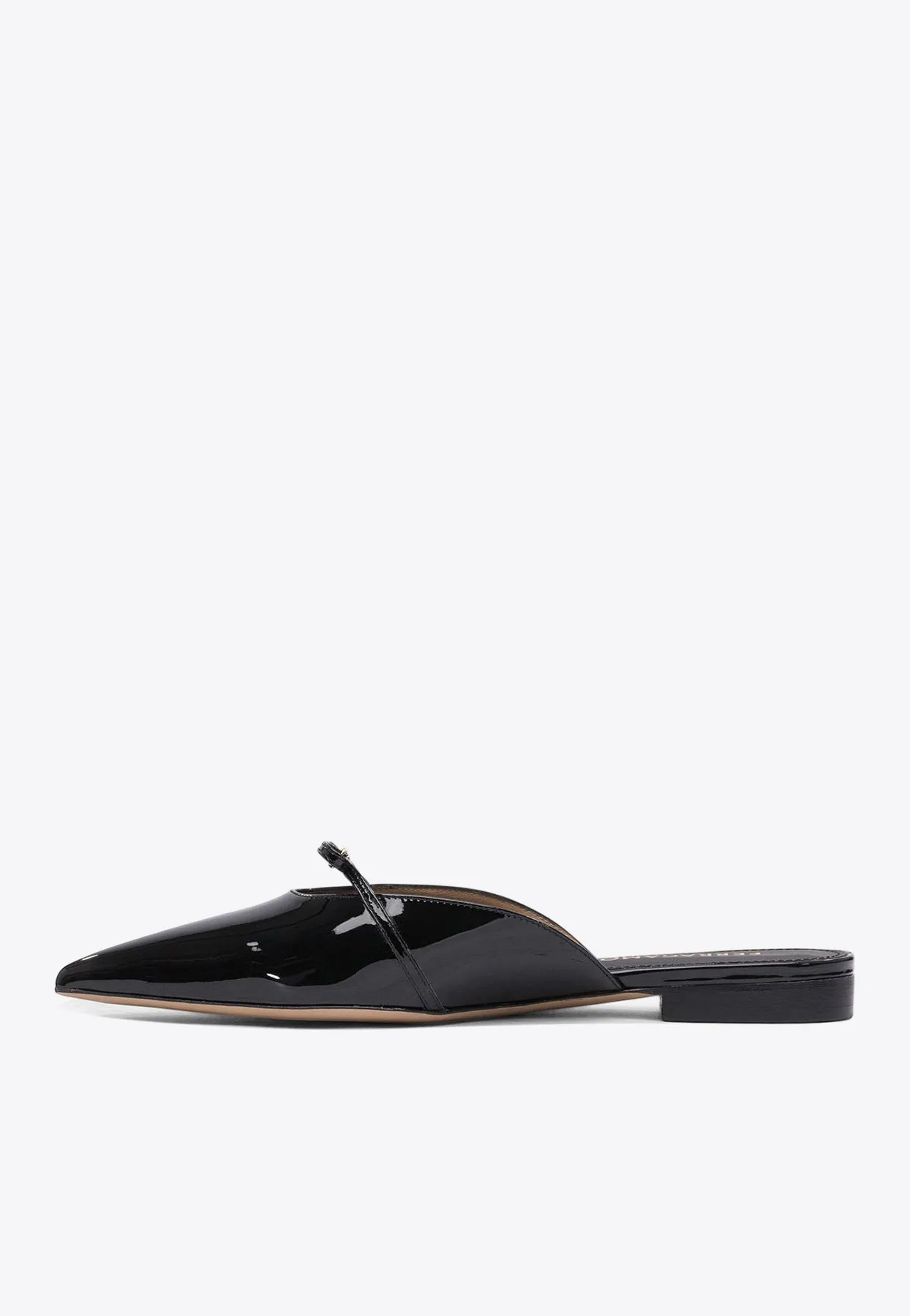 Pointed-Toe Bow Flats