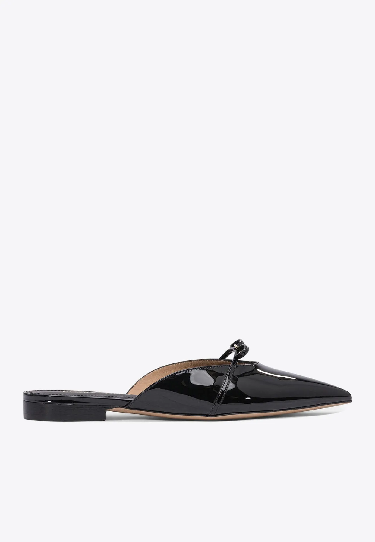 Pointed-Toe Bow Flats