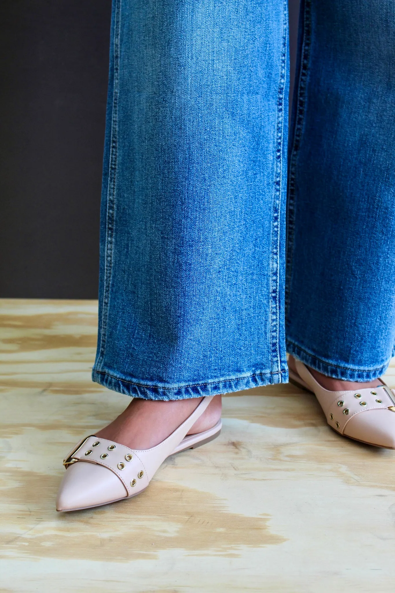 Polished Look Pointed Flat • Blush