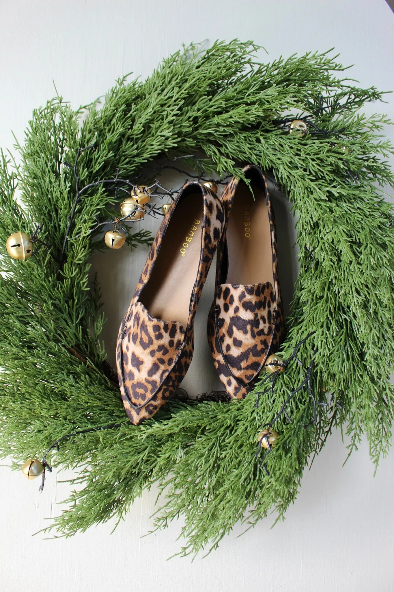 Polished Style Pointed Toe Flat • Leopard