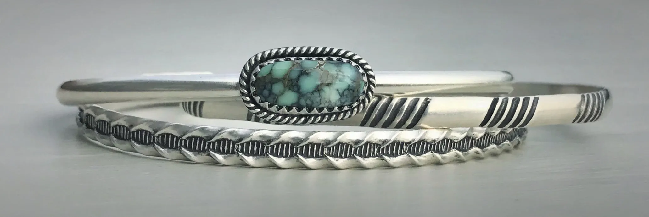 Poseidon Variscite Stacker Set
