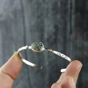 Poseidon Variscite Stacking Cuff No.43