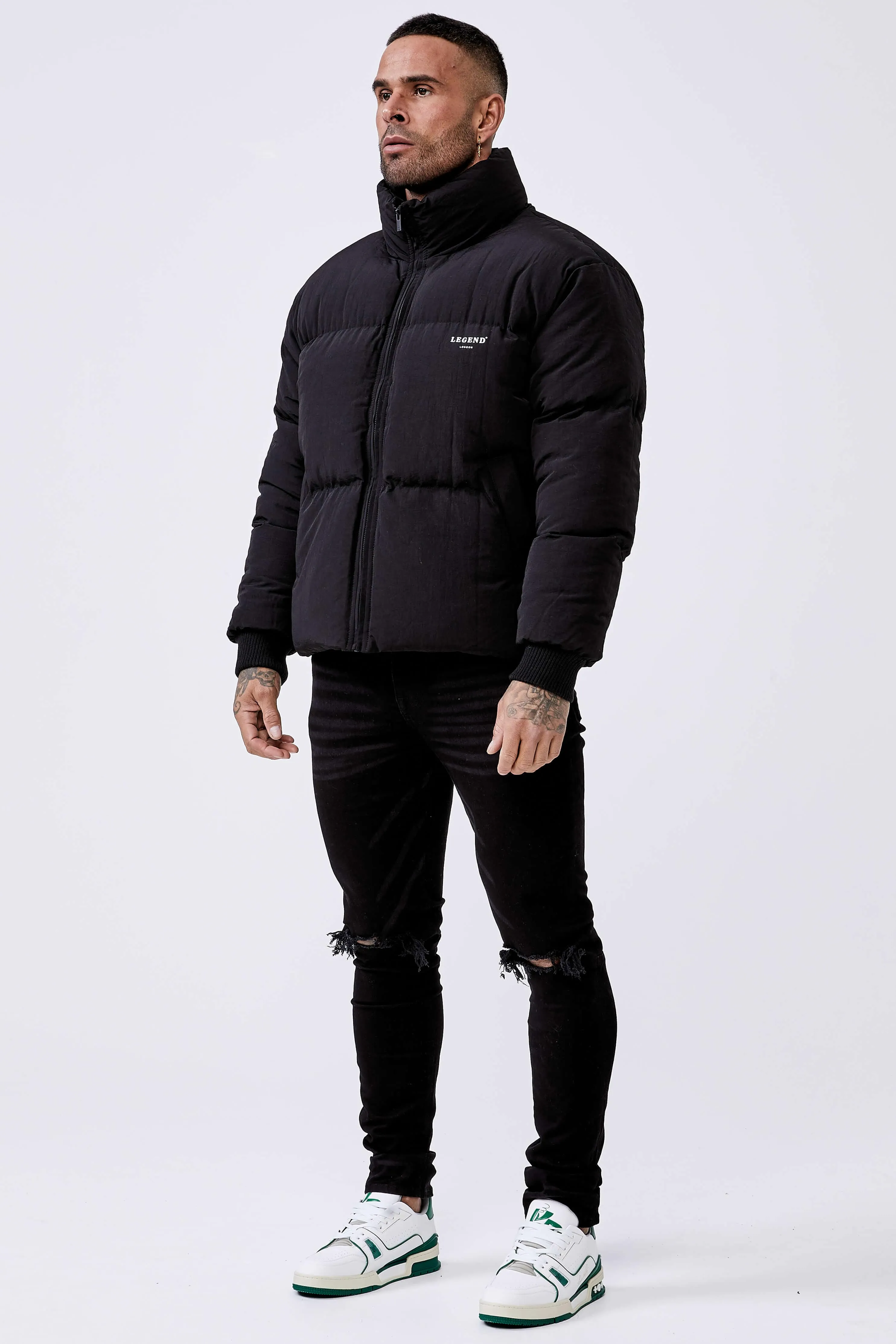 Puffer Jacket - Black