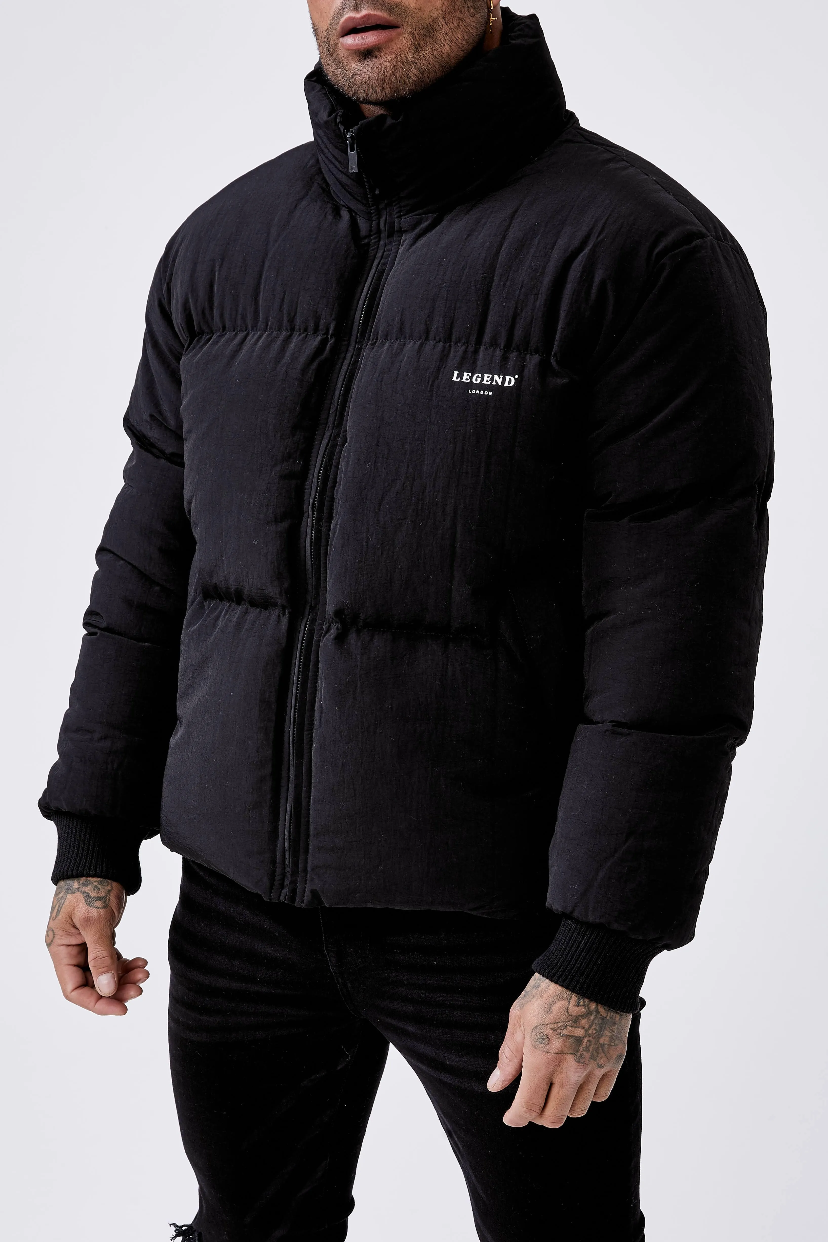 Puffer Jacket - Black